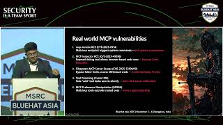 BlueHat Asia: Hack the context: MCP VULNfest