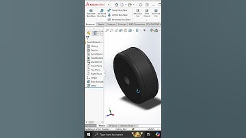 How to analyze Mass or weight in solidworks| Weight analysis in CAD software #shorts #btech #cad