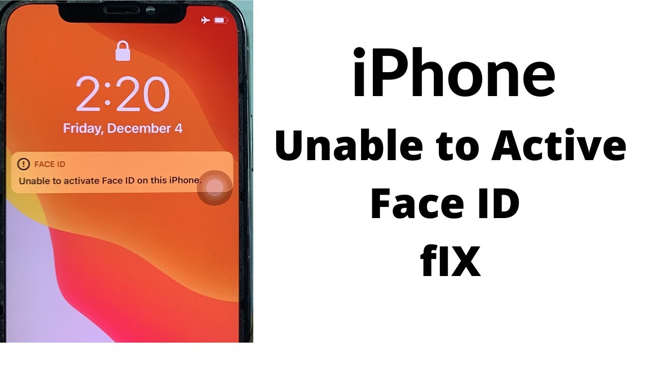 Unable to Active Face ID on the iPhone Fix. - YouTube