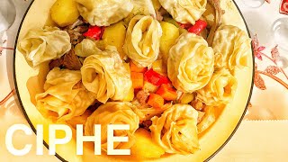 Сірне/Сырне с овощами.Манты розочки.Казахская кухня.Қазақша рецепт.