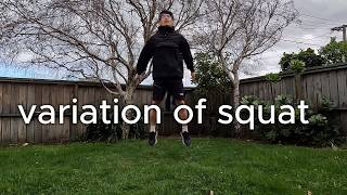 Variation of squat || Easy Home workout || 5min