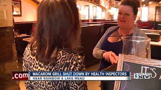 Cockroaches at Macaroni Grill and sewage at Pizza Hut on Dirty Dining