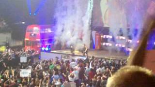 WWE Jeff Hardy's pyro from Smackdown live in London