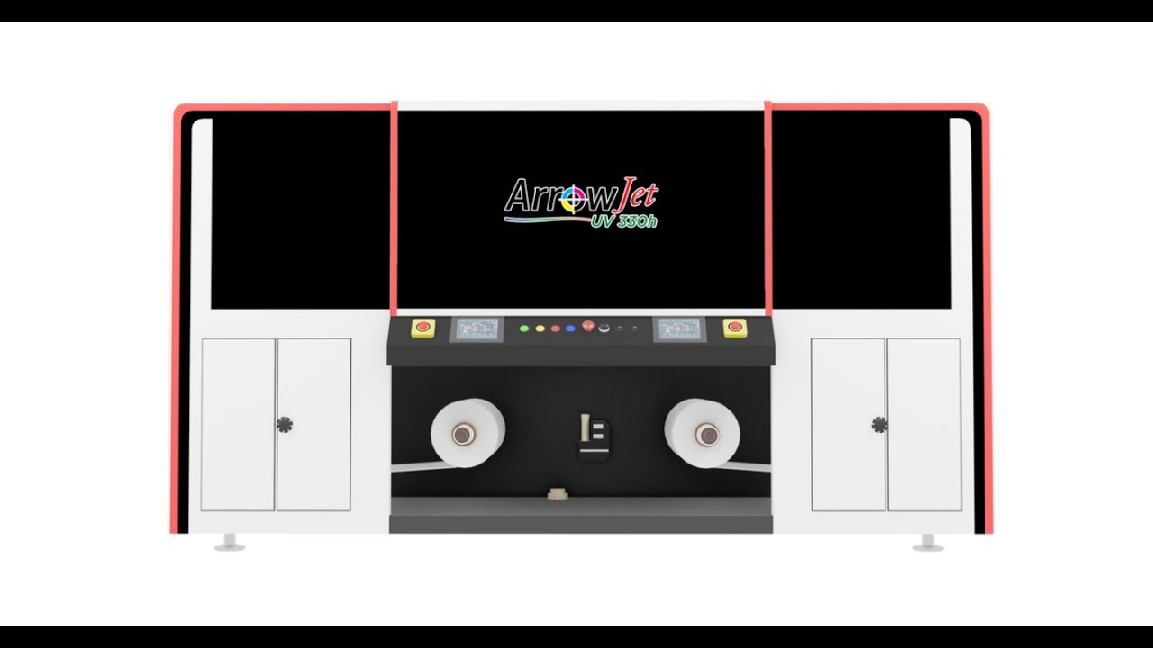 ArrowJet UV 330H  Highspeed inkjet printer.