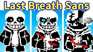 Friday Night Funkin' VS Last Breath Sans: Phase 1-2-3 (Last Funkin') FULL WEEK [FNF Mod/HARD] LB Mod