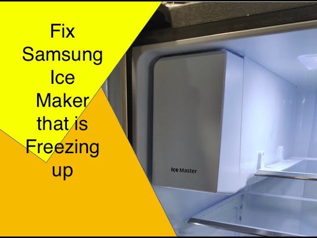 Test or reset your Samsung ice maker