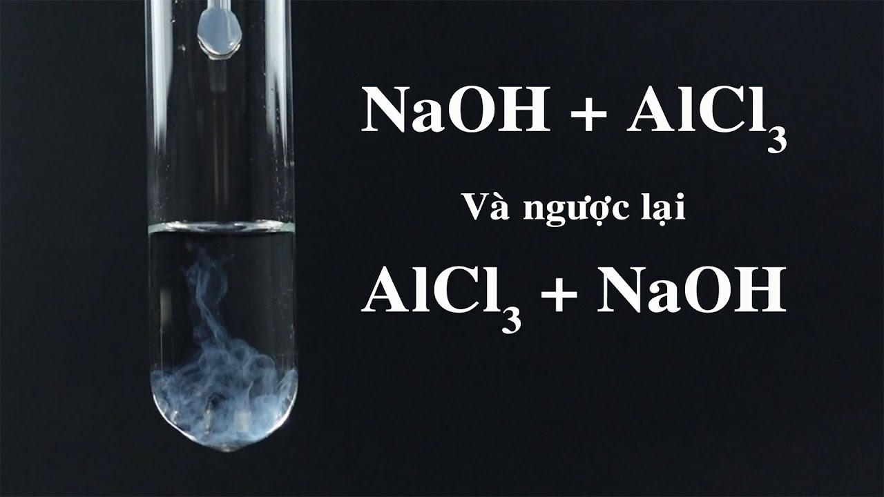 Adding NaOH solution to AlCl3 solution and vice versa - youtube