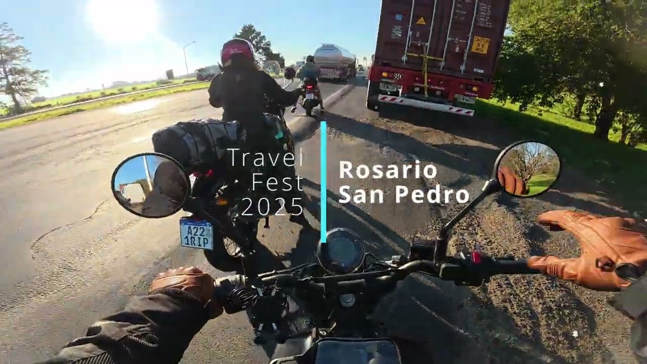 Ruta, motos y amigos | Rosario–Buenos Aires hasta el Travel Fest 2025 en San Pedro