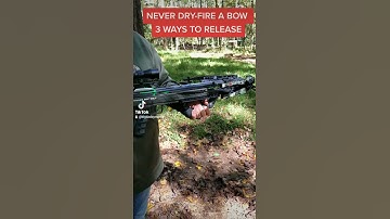 Three Ways To Release Your Crossbow Without Dry-Firing It.