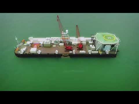 Как происходит надводный захлёст при строительстве "Северный поток-2"