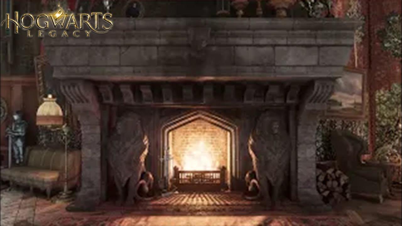 Hogwarts Legacy Gryffindor Fireplace BG Loop YouTube