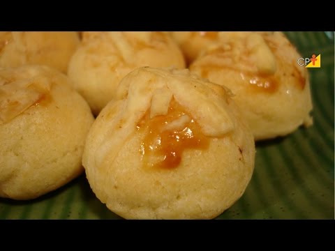 Receitas de Camaféu de Queijo com Damasco - Curso CPT Produção de Salgados Finos