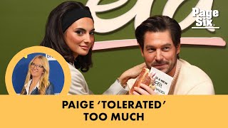 Paige DeSorbo admitted she ‘tolerated too much’ of Craig Conover’s ‘embarrassing’ behavior