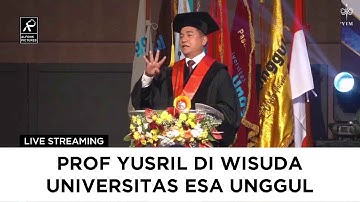 Prof Yusril: Tiap generasi punya cara sendiri untuk menghadapi tantangan di zamannya