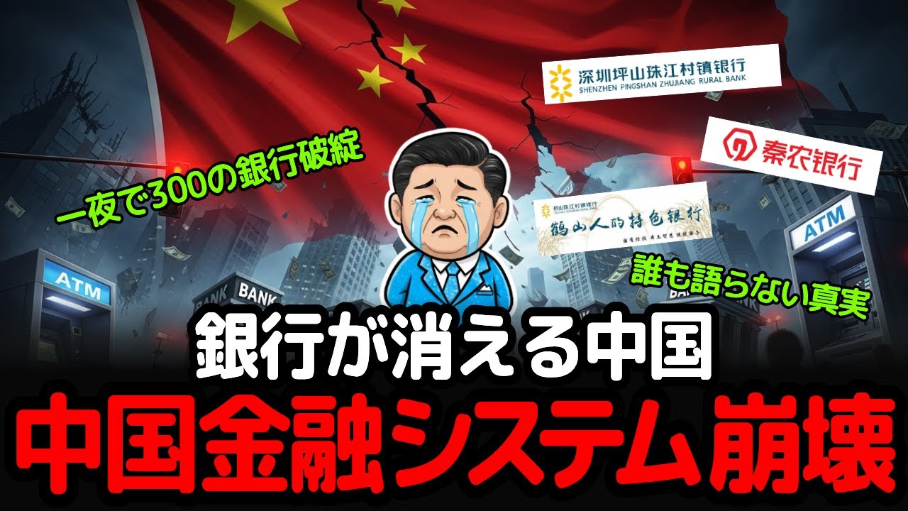 スッキリ解説、中国金融システムが崩壊している理由