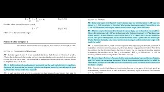 Classical Mechanics - Taylor. Prob 3.2, 3.6, 3.7, 3.9: Conservation of Momentum/Rockets