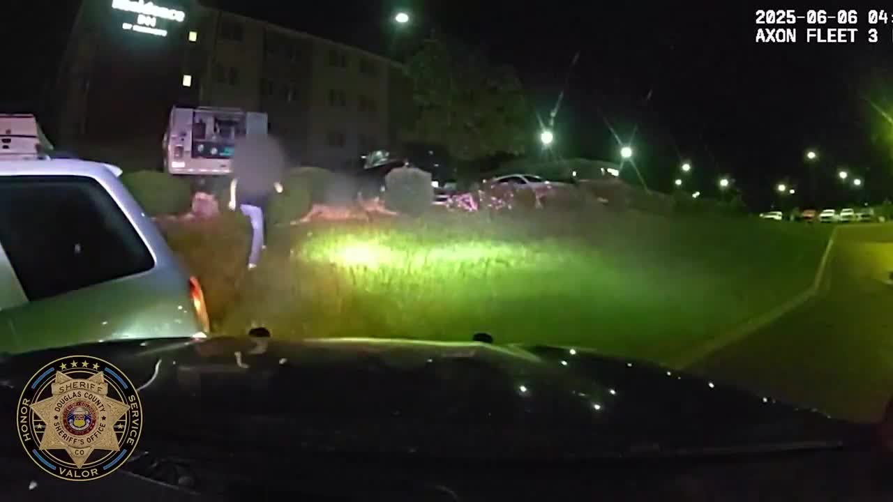 Vehicle theft suspect arrested after pursuit in Douglas County - YouTube