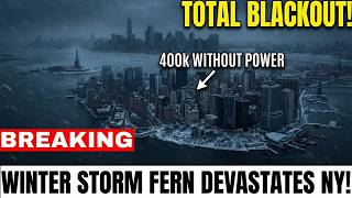 BREAKING NEWS: 400,000 Without Power in Freezing Temps as Winter Storm Fern Devastates Region