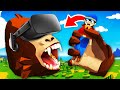 EATING EVERYTHING In Virtual Reality GORILLA SIMULATOR (Growrilla VR Funny Gameplay)