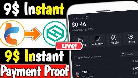 💰TNC Coin withdrawal | How to withdraw Tnc coin | Tnc coin Loot | Tnc withdrawal Process | New Loot