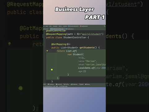 Business Layer part 1