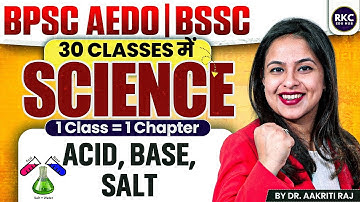 BPSC AEDO Vacancy 2025 | BPSC AEDO Science Class by Dr. Aakriti Raj | BPSC AEDO Syllabus for Science