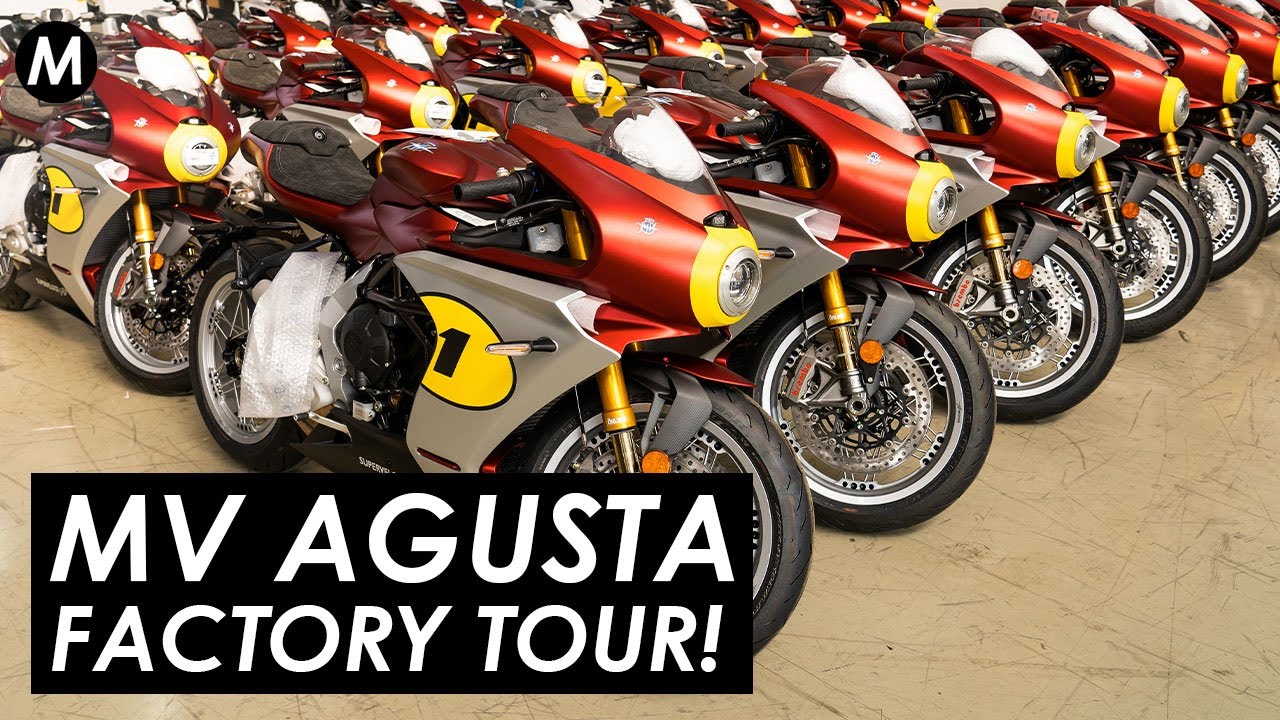 Экскурсия по заводу мотоциклов MV Agusta! Варезе, Италия