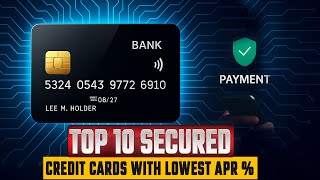 TOP 10:SECURED CREDIT CARDS **LOWEST APR%