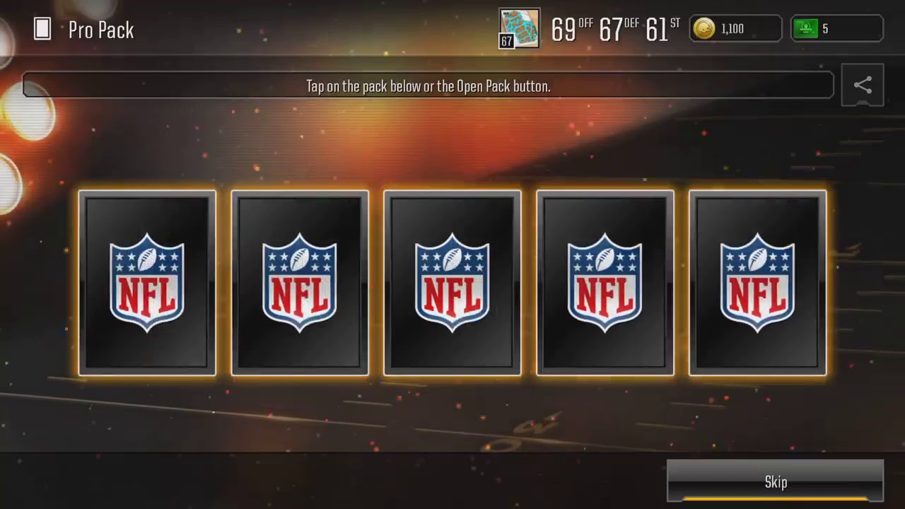 madden overdrive mobile pack opening Pt 1 YouTube