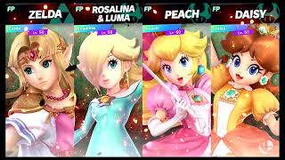 Super Smash Bros Ultimate Amiibo Fights Request Zelda Vs Rosalina Cs Peach Vs Daisy