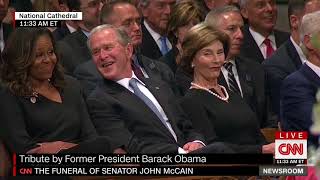 Obama: McCain Got 'Last Laugh' By Making Me 'Say Nice Things About Him To A National Audience'