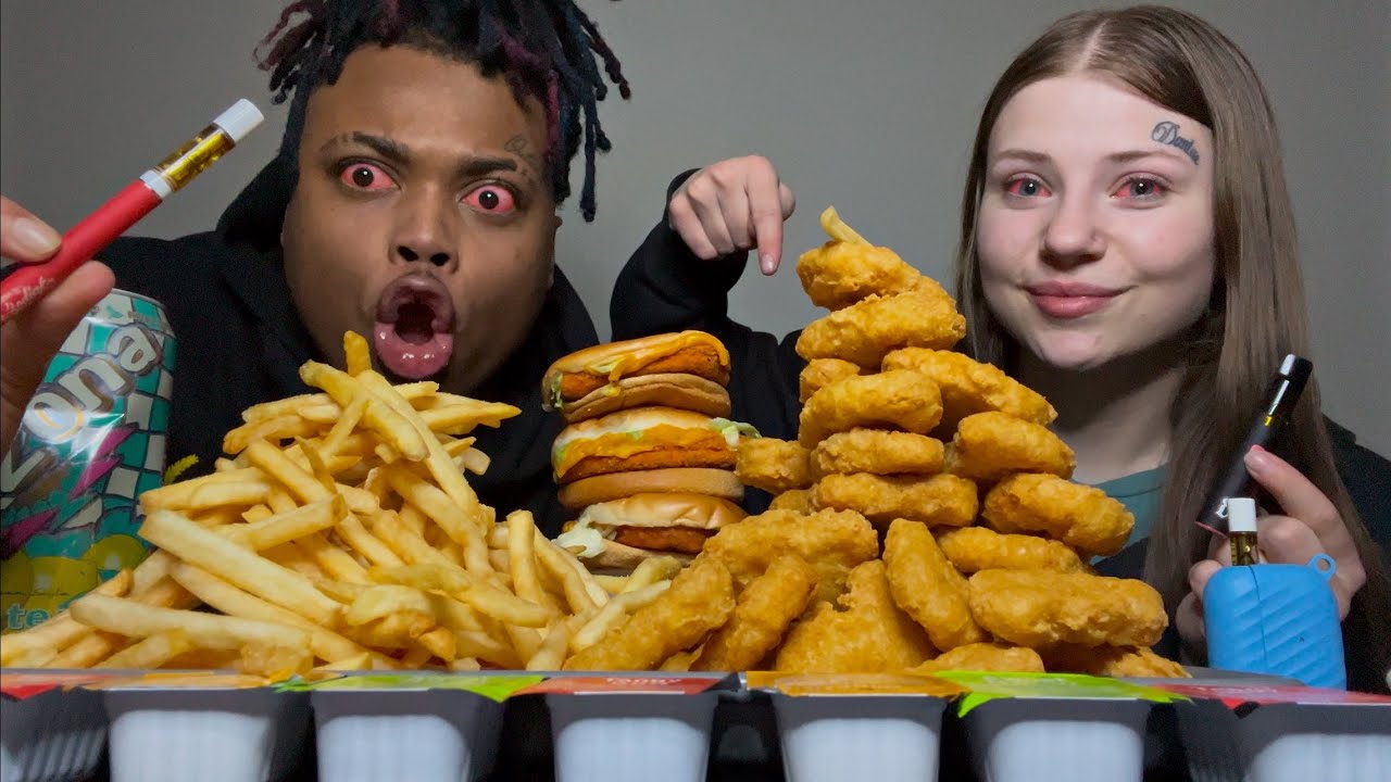 Eating 50 McNuggets While Faded AF