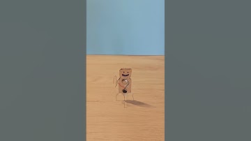 ¡Crea un Robot en MINUTOS! 🤖 Descubre cómo un Pedazo de Cartón Puede Cobrar Vida ⚡️ #Shorts