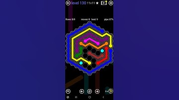 How To Solve Flow Free Hexes 11x11 Mania Level 130 Board Walk Through Solution Walkthrough