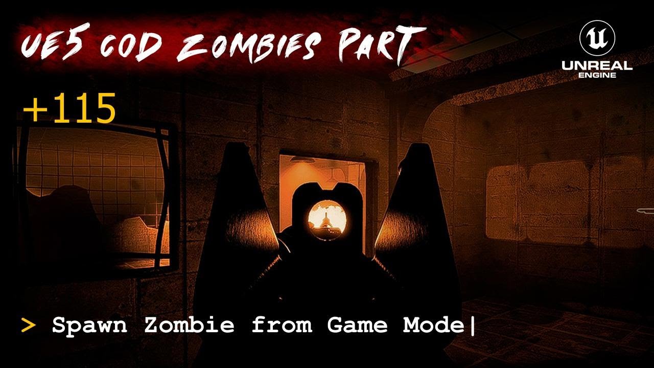 UE5 CoD Zombies Tutorial Part 115: Spawn Zombie from Game Mode