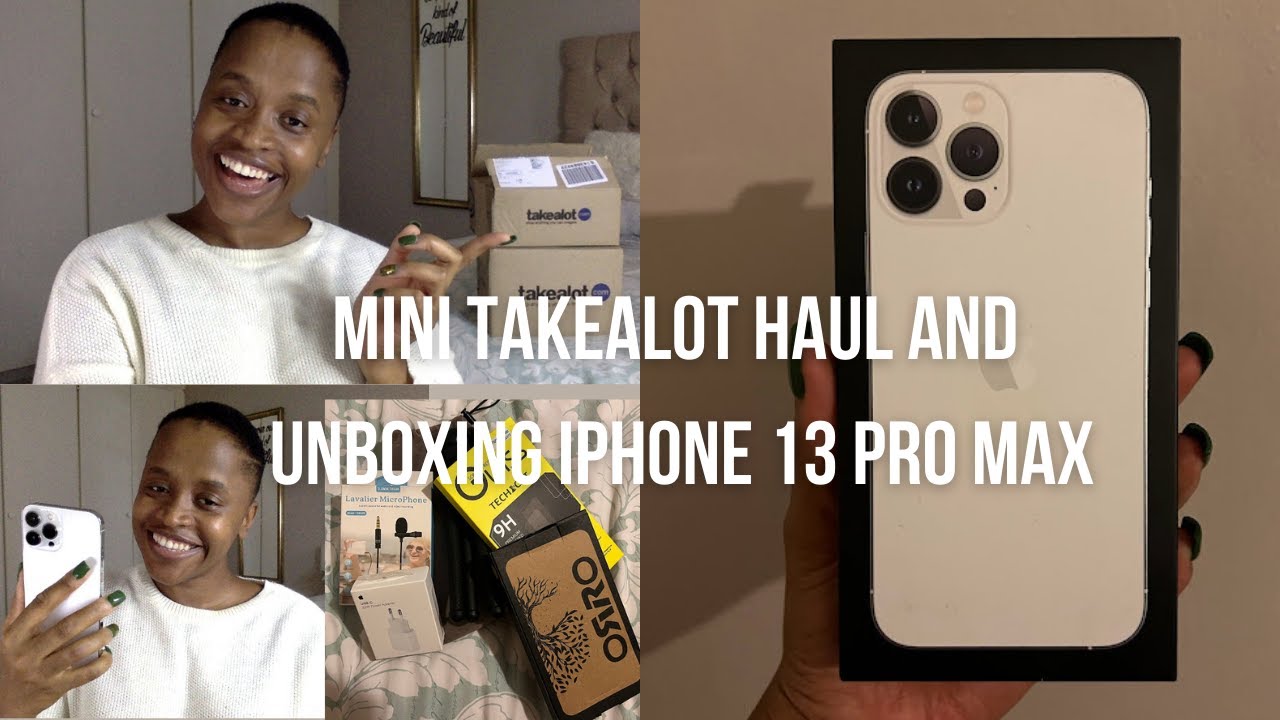 Takealot Tech Haul | Unboxing the new IPhone 13 Pro Max | Getting my vlogging essentials