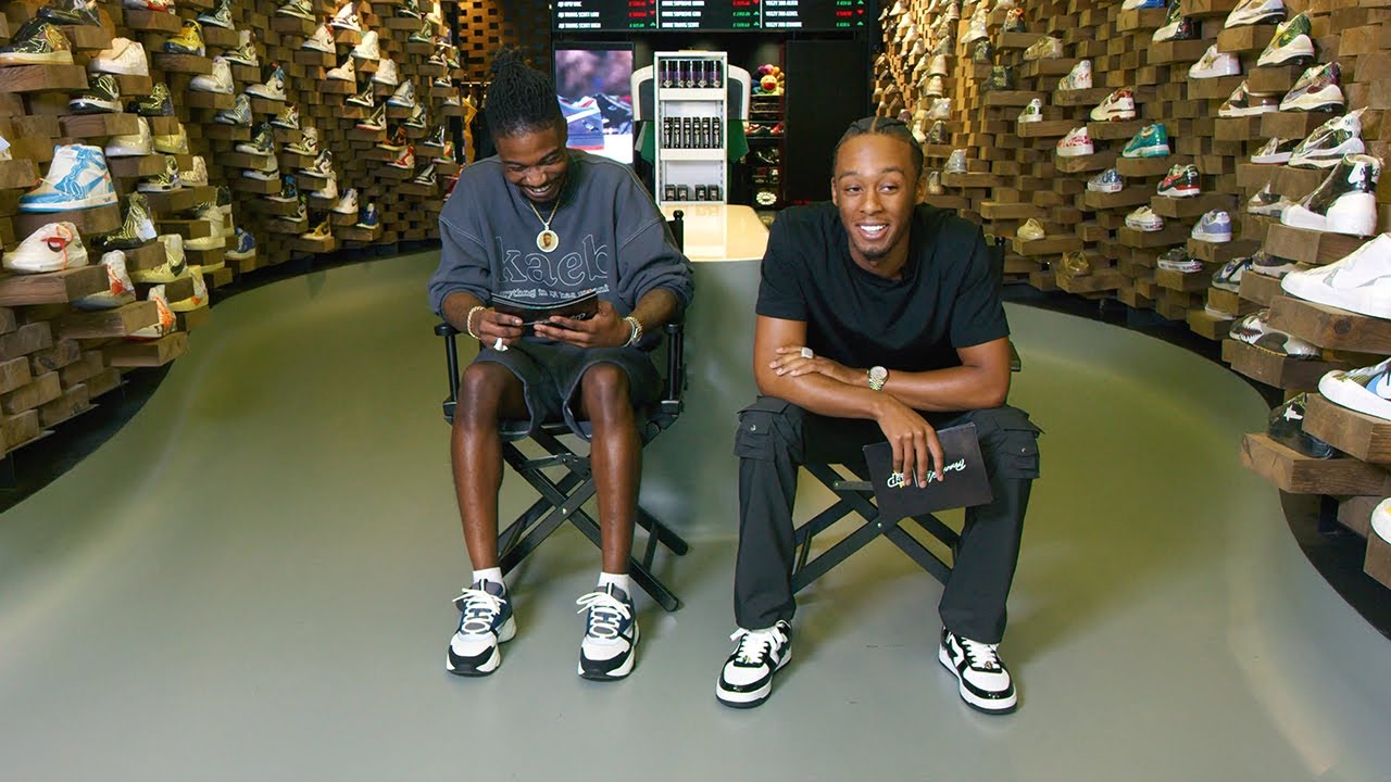 Young T and Bugsey Select Sneakers on Presented By