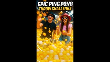 Ping Pong Trick Shot Showdown 🎯