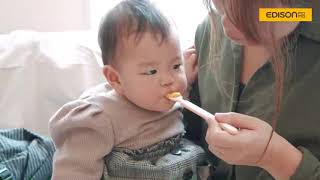 【離乳食】レトルトパックが絞れる離乳食スプーン【食洗機OK】