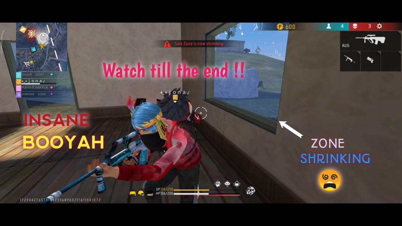 My all teammates eliminated* with last zone situation in Rank match 😶 ...