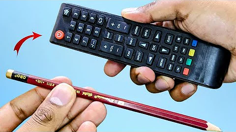 Pencil Trick for TV Remote Fix!  How to Repair TV Remote Control #diy #inventor