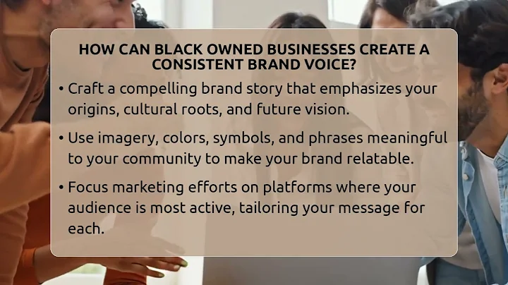 How Can Black Owned Businesses Create A Consistent Brand Voice? - Black Owned Business Success