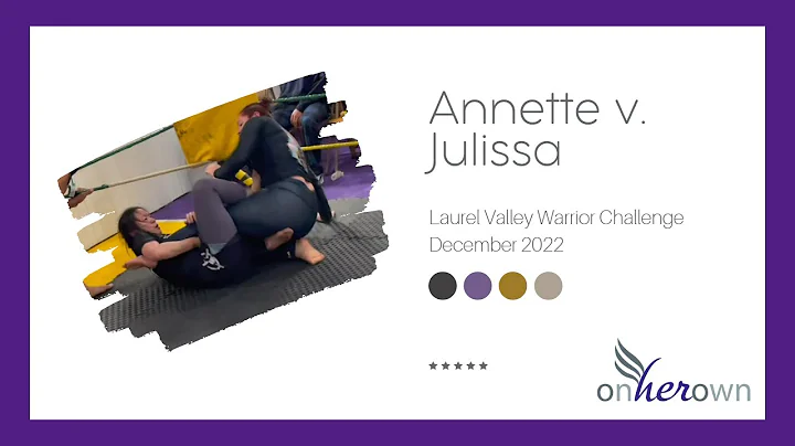 Annette v. Julissa BJJ Match (Laurel Valley Warrior Challenge 2022)