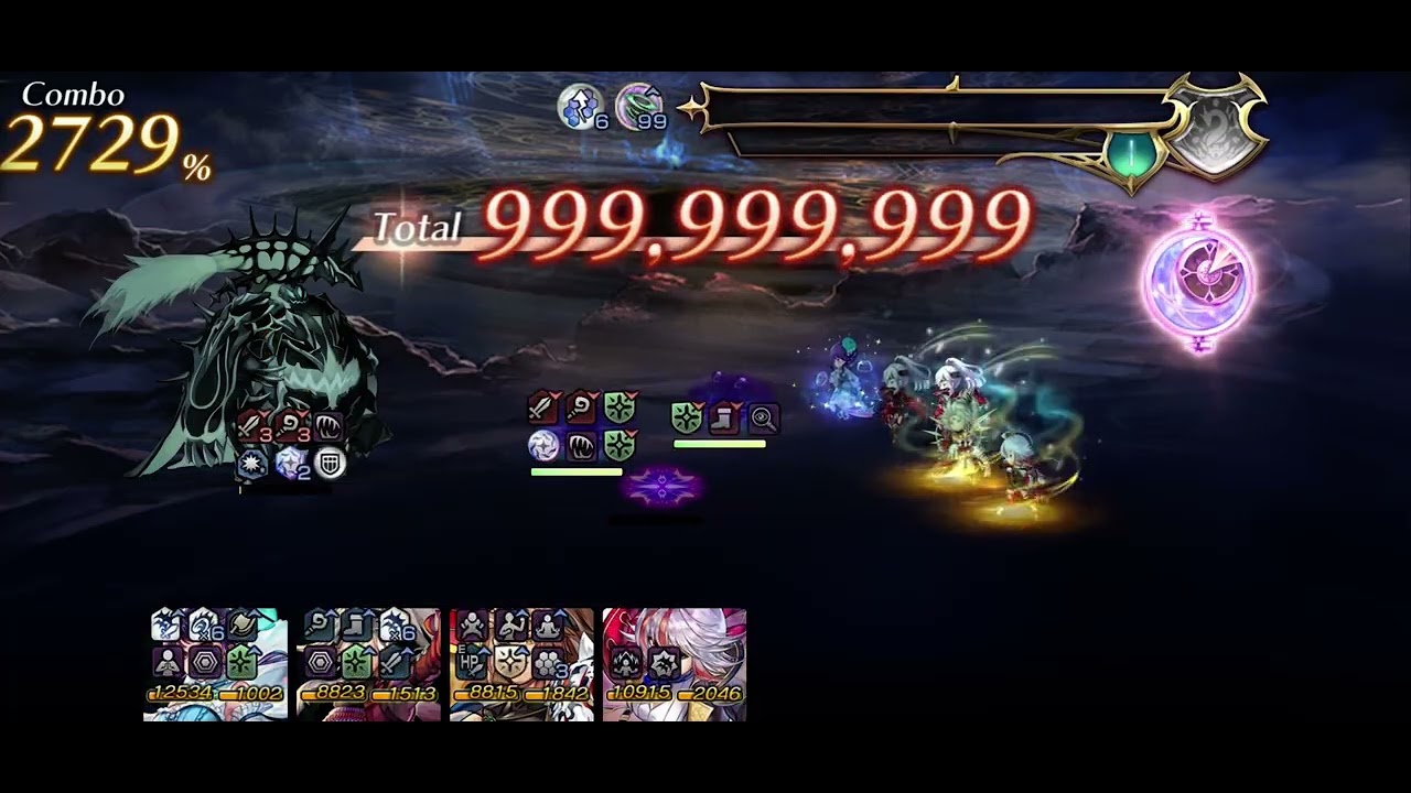 アナデン【いつもの風パでムル•キカ攻略】　ギミックは踏み倒す