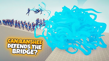 CAN BANSHEE DEFENDS THE BRIDGE? VS EVERY FACTION | TABS UNIT CREATOR UPDATE GAMEPLAY