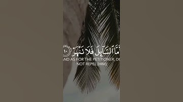 سورة الضحى الشيخ ماهر المعيقلي حالات واتس اب
