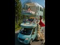 Luxury Glass Bedroom RV with Pool Slide 🚐💦✨ #shorts #rv #bus #luxurybus #aivideo #ai #aianimation