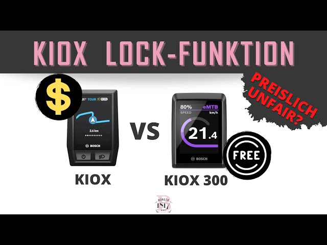 KIOX LOCK FUNKTION - KIOX VS KIOX 300 Unterschiede