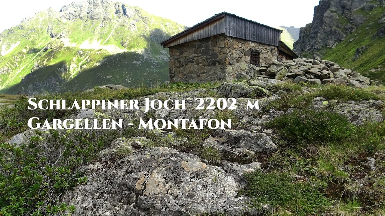 SchlappinerJoch 2202 m - Wanderung in Gargellen (Montafon)