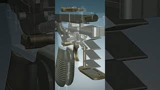 Creative weapon VFX with a cinematic mechanical feel 🎬⚙️ #VFX #MilitaryTech #FilmEffects #Shorts